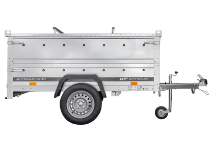 Remolque con tapa Garden Trailer 200 KIPP 200x106 cm 750 kg