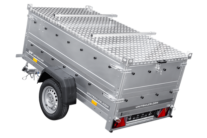 Remolque con tapa Garden Trailer 200 KIPP 200x106 cm 750 kg