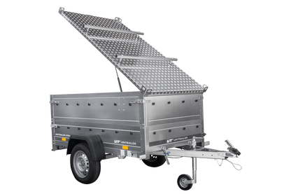 Remolque con tapa Garden Trailer 200 KIPP 200x106 cm 750 kg