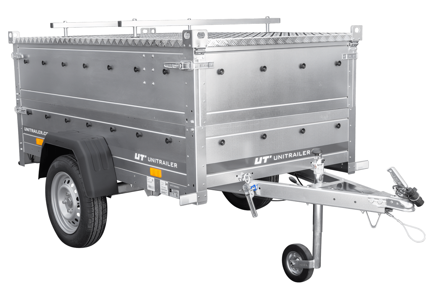 Remolque con tapa Garden Trailer 200 KIPP 200x106 cm 750 kg