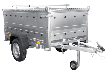 Remolque con tapa Garden Trailer 200 KIPP 200x106 cm 750 kg