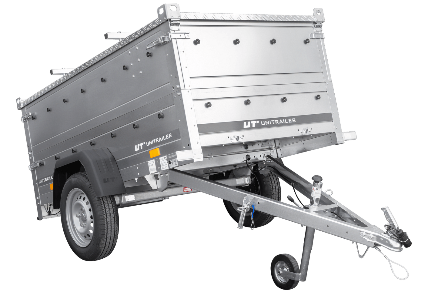 Remolque con tapa Garden Trailer 200 KIPP 200x106 cm 750 kg