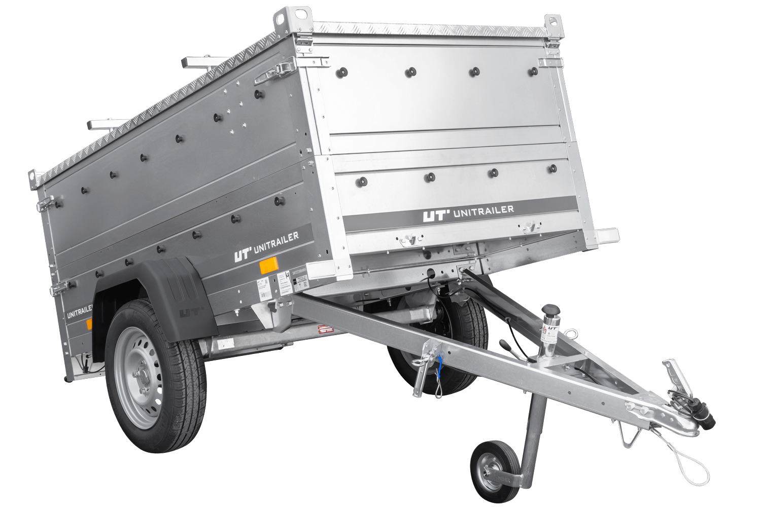 Remolque con tapa Garden Trailer 200 KIPP 200x106 cm 750 kg