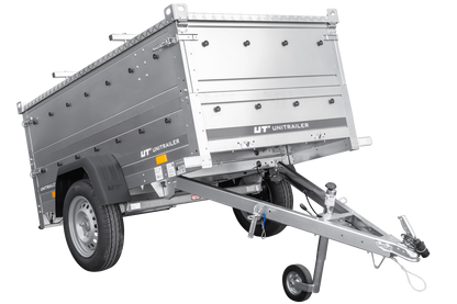 Remolque con tapa Garden Trailer 200 KIPP 200x106 cm 750 kg