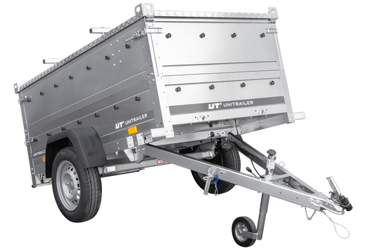 Remolque con tapa Garden Trailer 200 KIPP 200x106 cm 750 kg