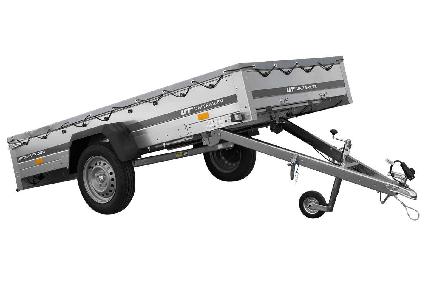 Remolque con lona plana GARDEN TRAILER 264 BASCULANTE [incl. soporte de lona]