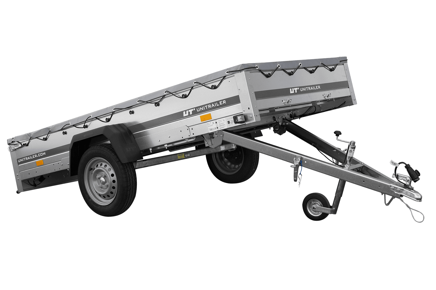 Remolque con lona plana GARDEN TRAILER 264 BASCULANTE [incl. soporte de lona]