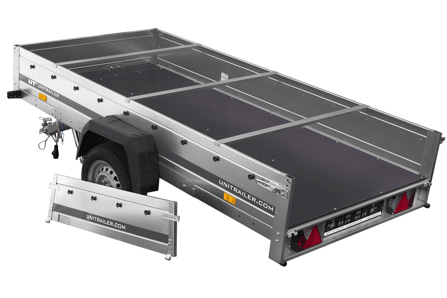 Remolque con lona plana GARDEN TRAILER 264 BASCULANTE [incl. soporte de lona]