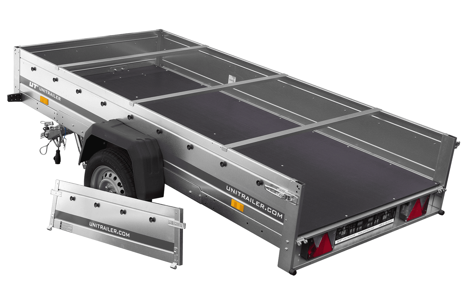 Remolque con lona plana GARDEN TRAILER 264 BASCULANTE [incl. soporte de lona]