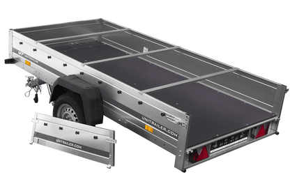 Remolque con lona plana GARDEN TRAILER 264 BASCULANTE [incl. soporte de lona]