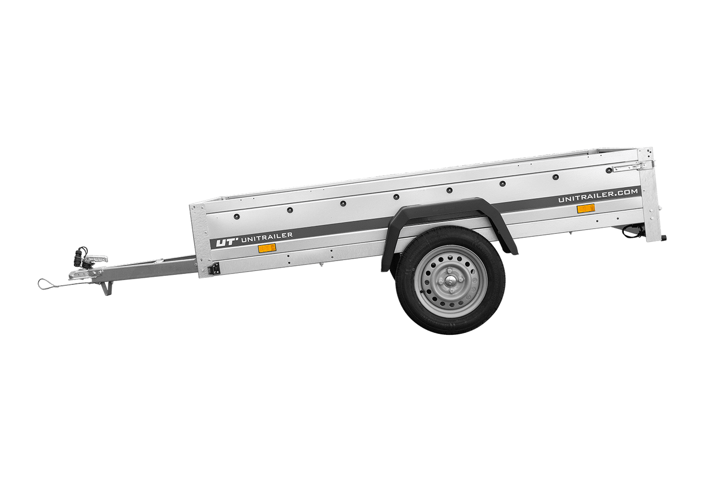 Remolque de un eje Unitrailer Garden Trailer 230 FD 230 x 125 cm con lanza fija 750 KG