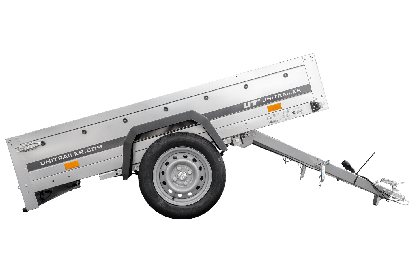 Remolque de un eje con suspensión de ballesta 200x125 UNITRAILER GARDEN 201/R BASCULANTE