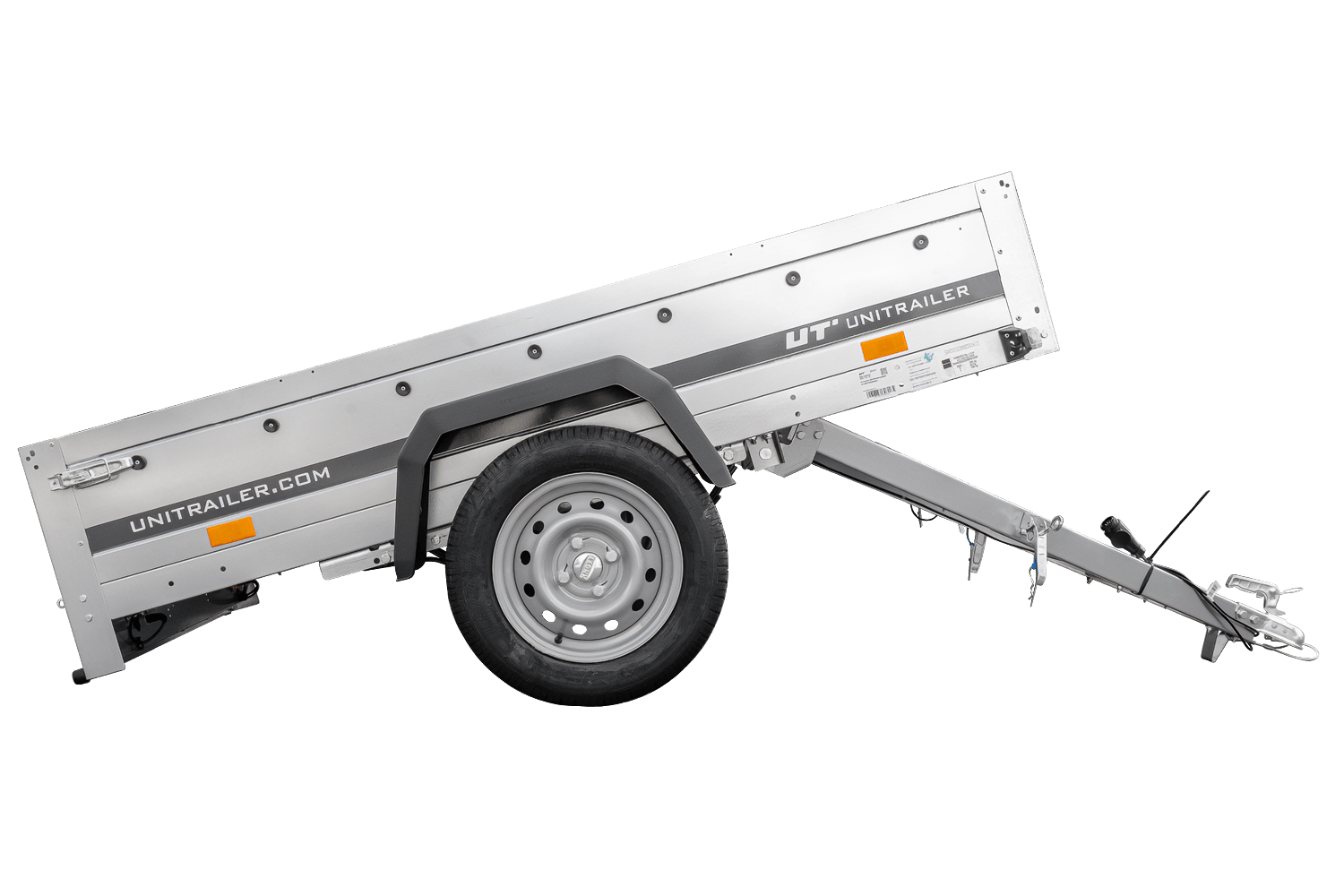 Remolque de un eje con suspensión de ballesta 200x125 UNITRAILER GARDEN 201/R BASCULANTE