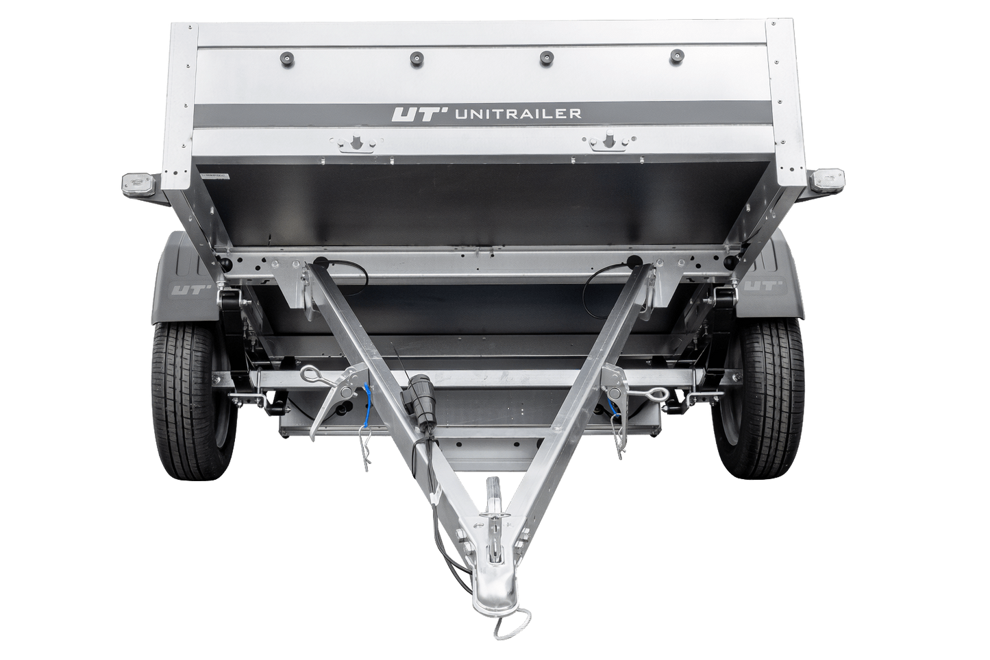 Remolque de un eje con suspensión de ballesta 200x125 UNITRAILER GARDEN 201/R BASCULANTE