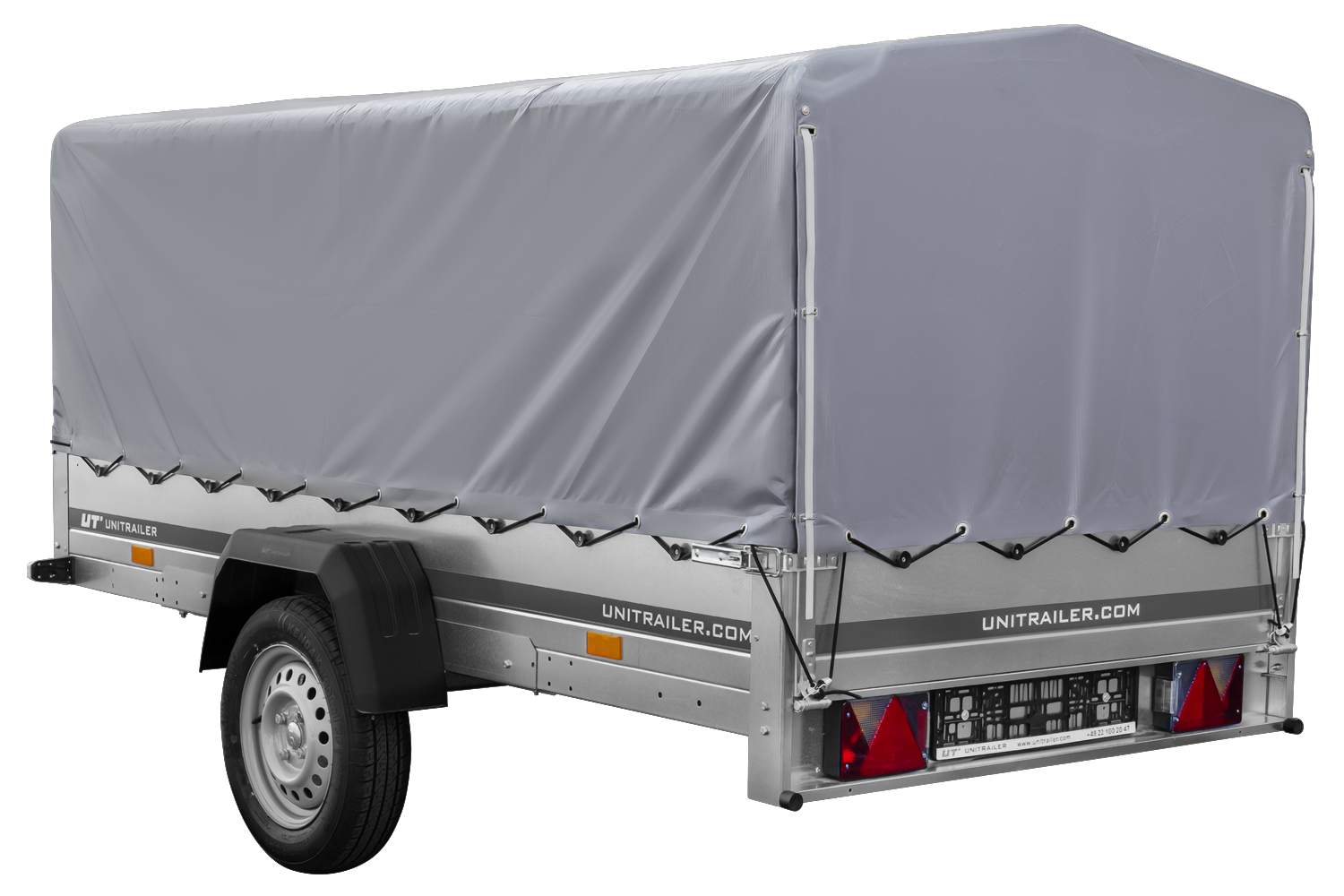 Remolque de un eje UNITRAILER GARDEN TRAILER 264 BASCULANTE