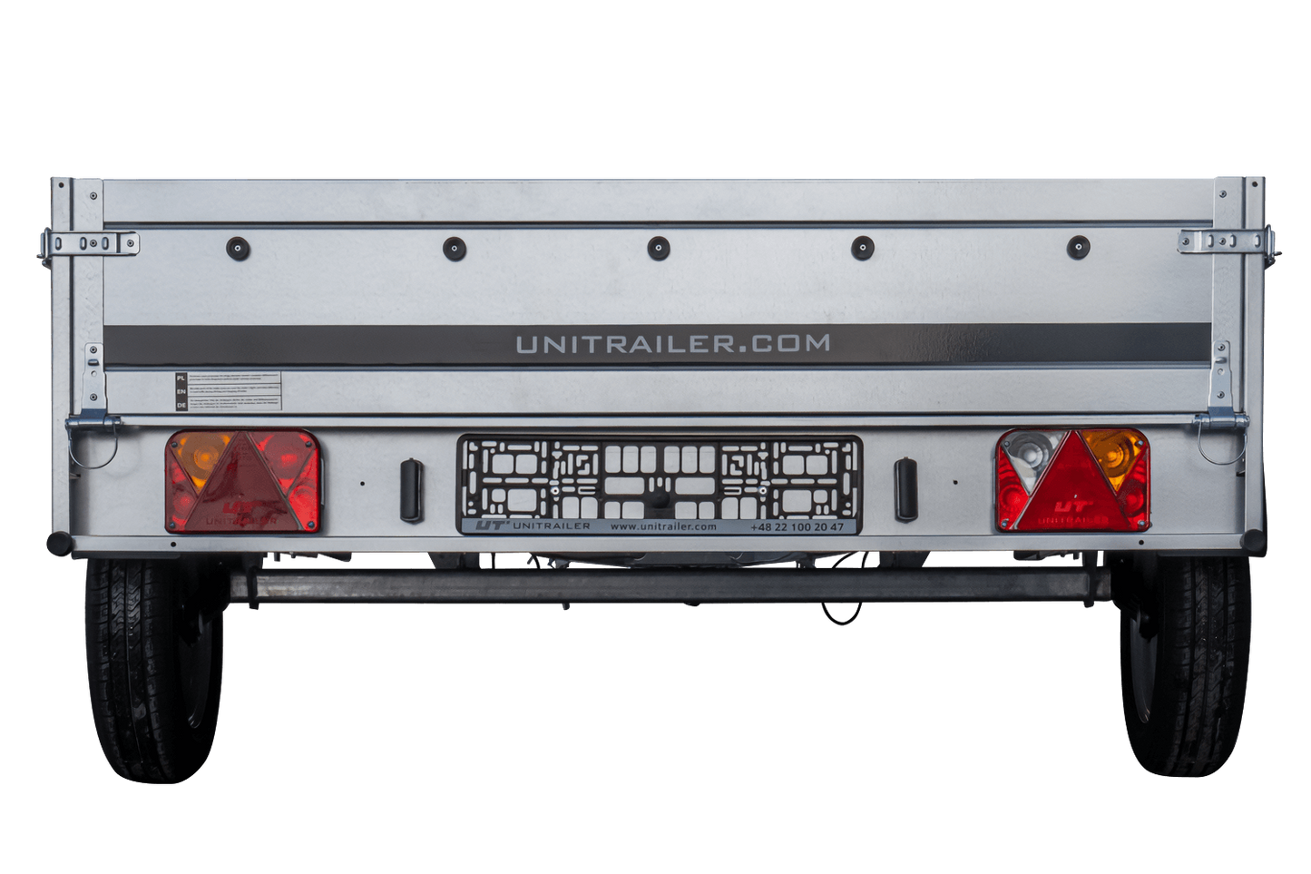Remolque de coche de un eje 264x150 UNITRAILER GARDEN 265 BASCULANTE