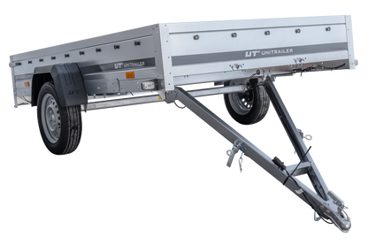Remolque de coche de un eje 264x150 UNITRAILER GARDEN 265 BASCULANTE