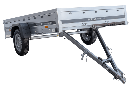 Remolque de coche de un eje 264x150 UNITRAILER GARDEN 265 BASCULANTE