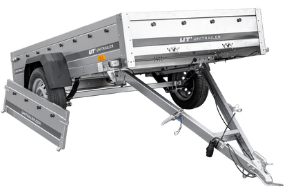 Remolque de coche con ballestas 230x125 UNITRAILER GARDEN 230/R BASCULANTE