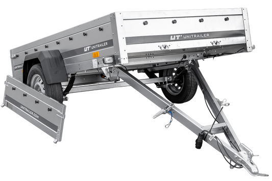 Remolque de coche con ballestas 230x125 UNITRAILER GARDEN 230/R BASCULANTE
