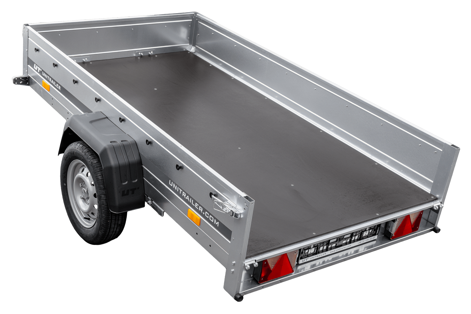 Remolque de coche con ballestas 230x125 UNITRAILER GARDEN 230/R BASCULANTE