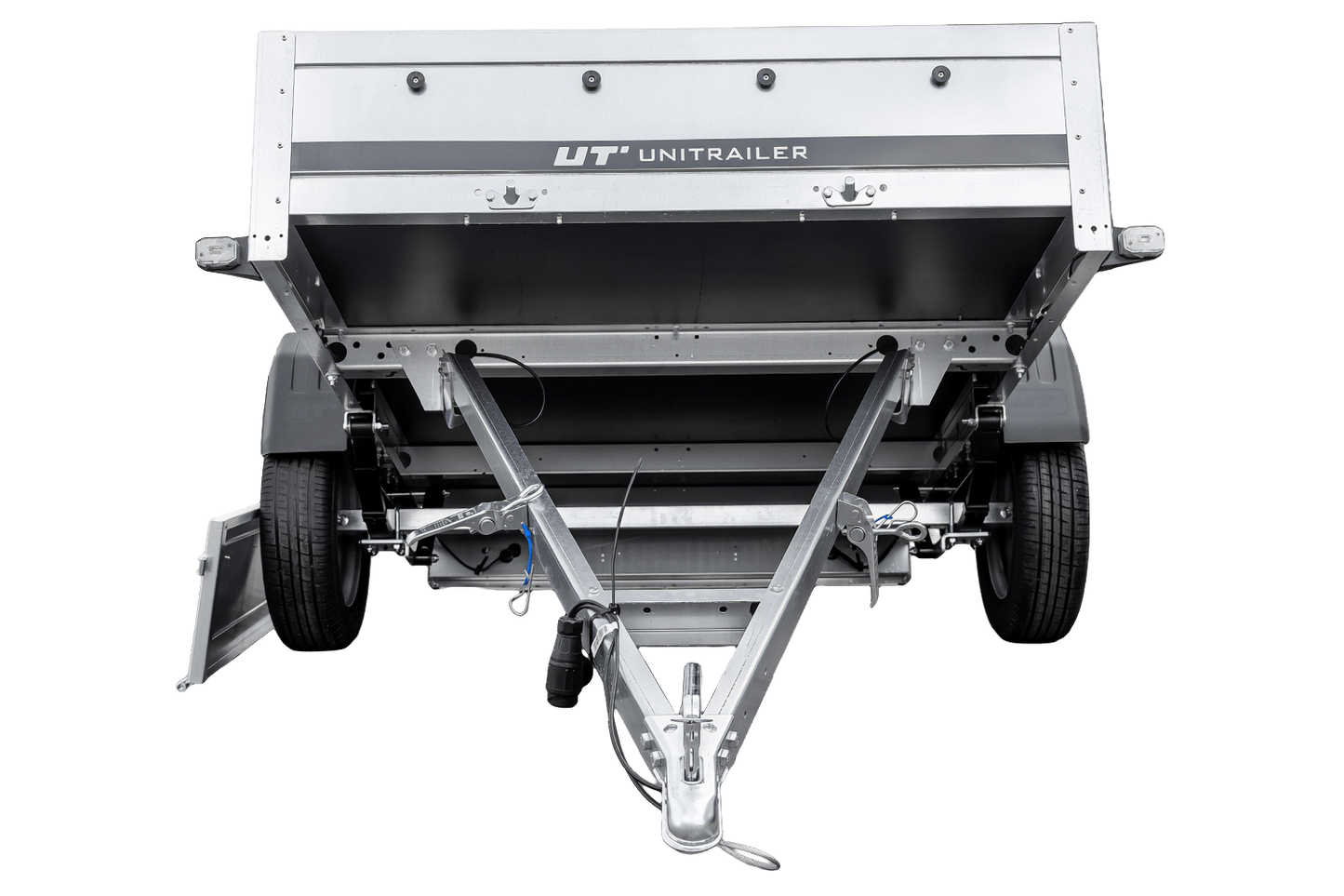 Remolque de coche con ballestas 230x125 UNITRAILER GARDEN 230/R BASCULANTE