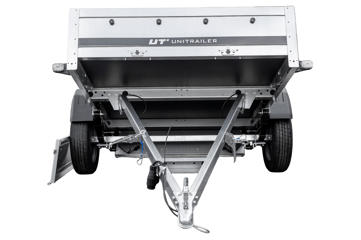 Remolque de coche con ballestas 230x125 UNITRAILER GARDEN 230/R BASCULANTE