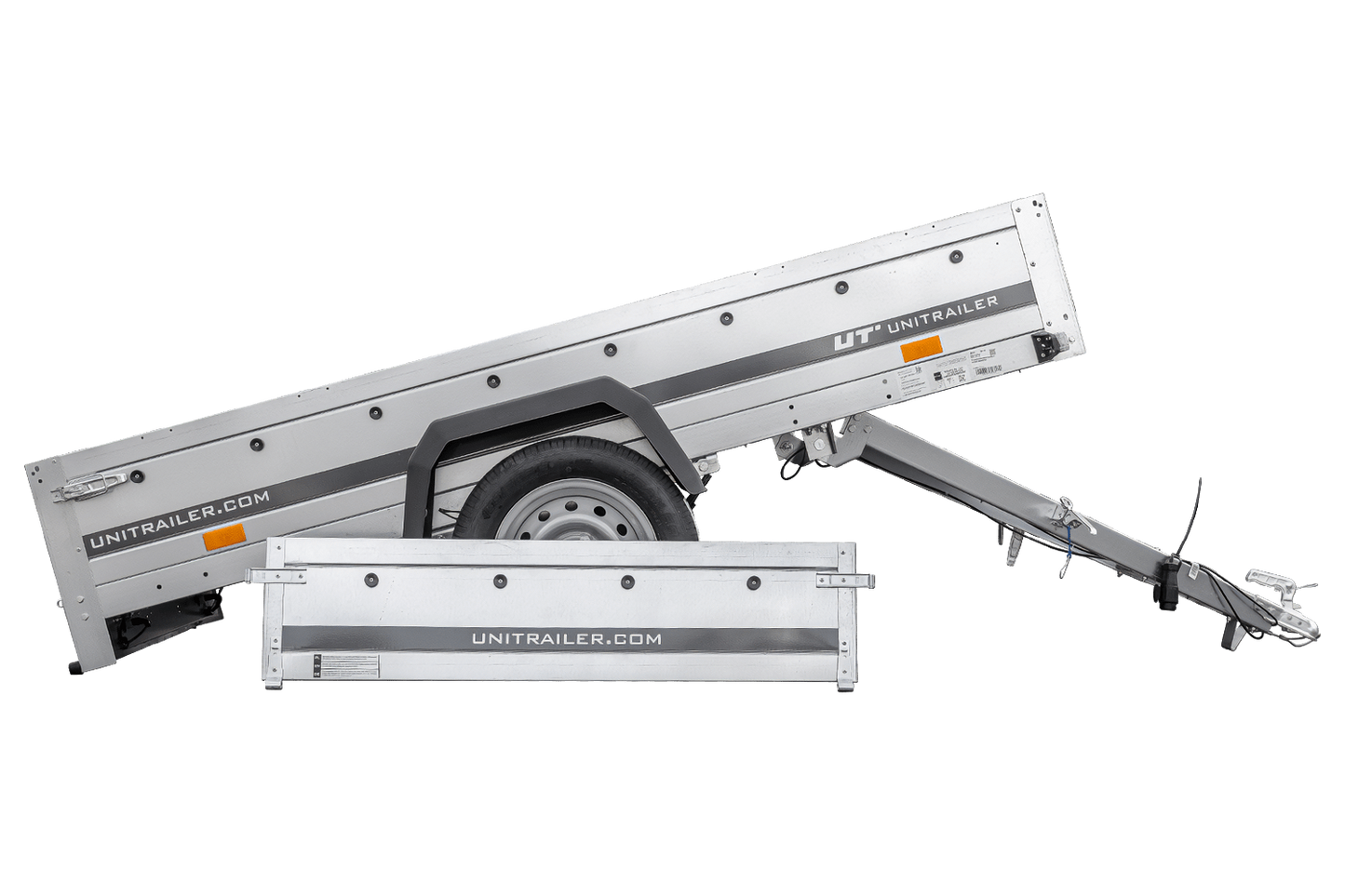 Remolque de coche con ballestas 230x125 UNITRAILER GARDEN 230/R BASCULANTE