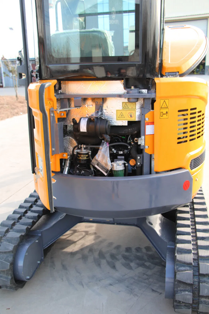 Miniexcavadora APS KMZ 28 con brazo de torsión