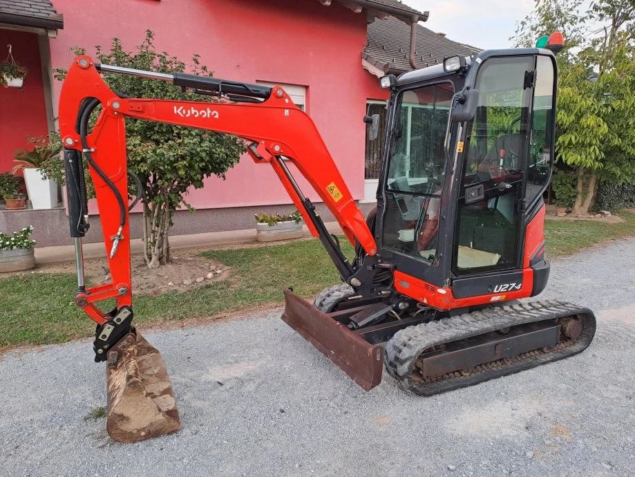 Miniexcavadora Kubota U27-4 de 2,66 t, usada, año 2017, 2350 h, con 3 cucharones a elegir
