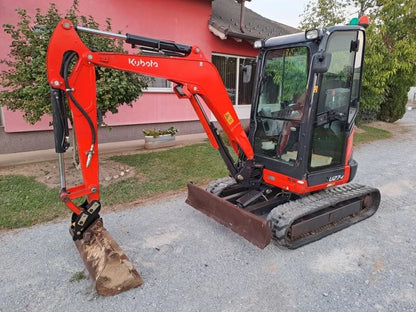Miniexcavadora Kubota U27-4 de 2,66 t, usada, año 2017, 2350 h, con 3 cucharones a elegir