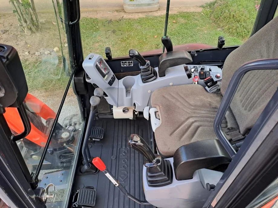 Miniexcavadora Kubota U27-4 de 2,66 t, usada, año 2017, 2350 h, con 3 cucharones a elegir